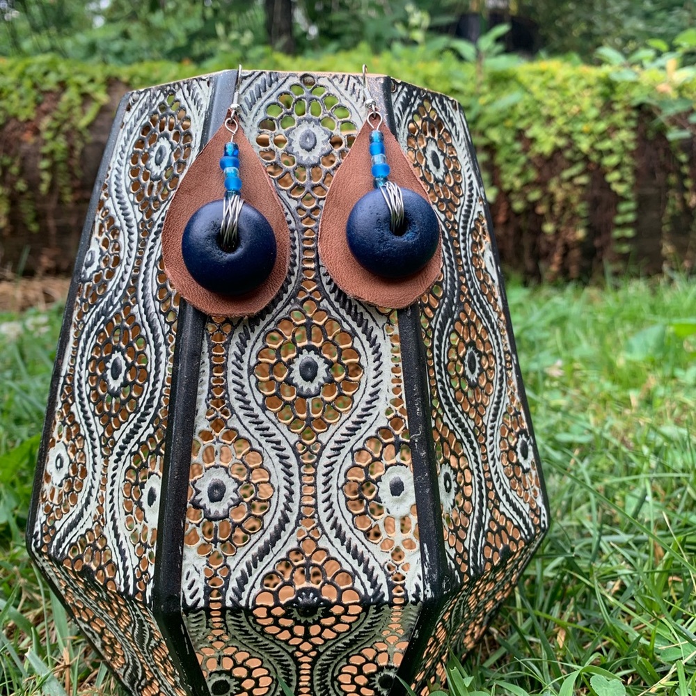 Handmade Leather Earrings